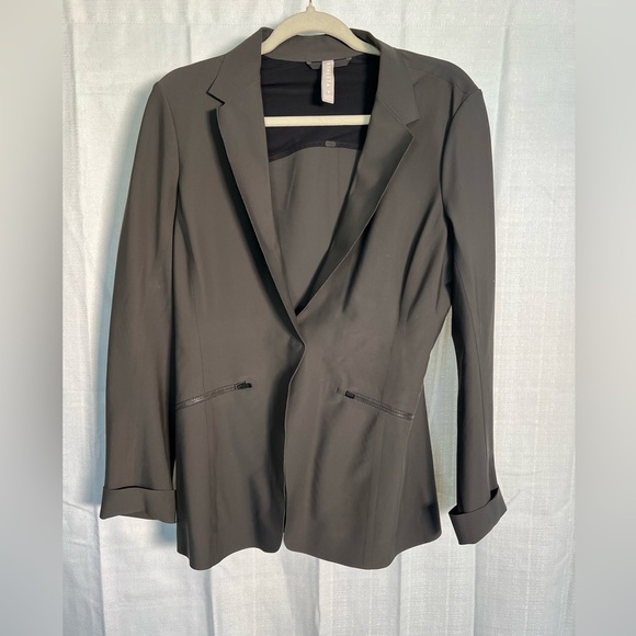 Athleta Interstellar Blazer Black Women-‎ 8 - Picture 1 of 9